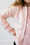 Mila & Rose Peach Sequin Jacket