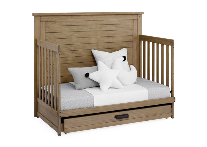 Delta Children- Caden 6-in-1 Convertible Crib with Trundle Drawer