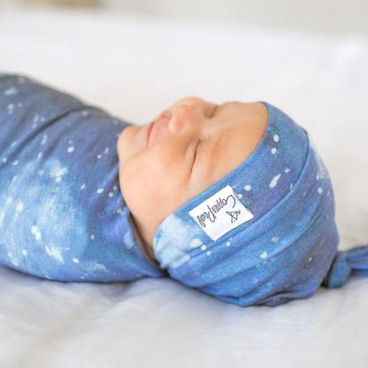 Copper Pearl Top Knot Hat | Galaxy