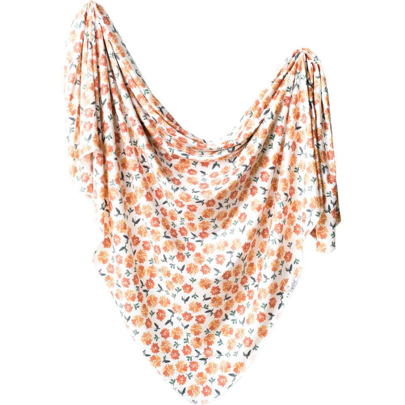 Copper Pearl Knit Swaddle Blanket | Hazel