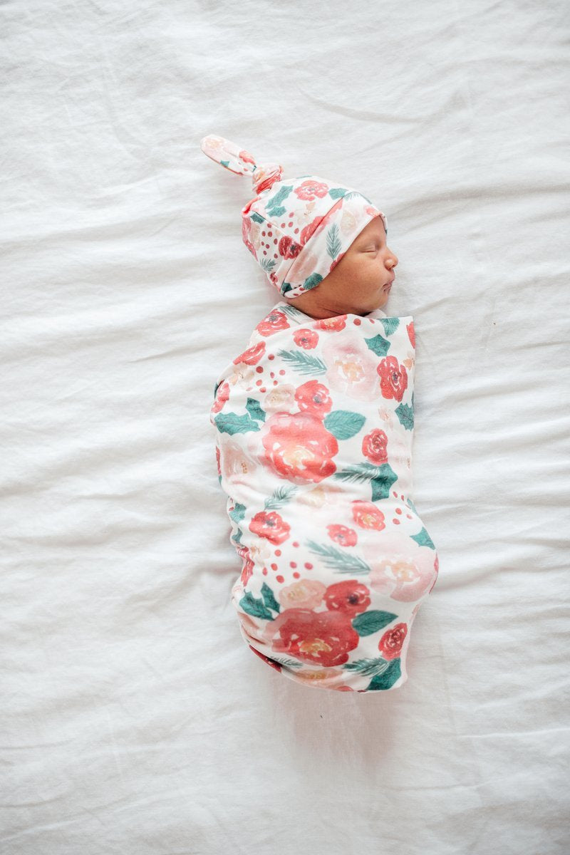 Copper Pearl Top Knot Hat | Holly