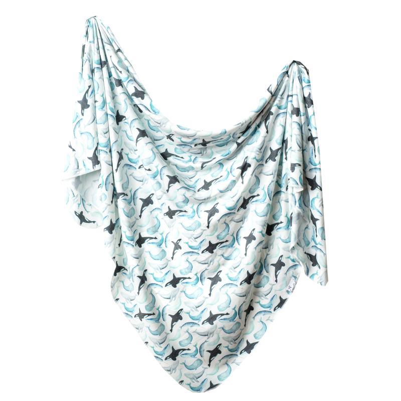 Copper Pearl Knit Swaddle Blanket | Kai