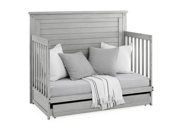 Delta Children- Caden 6-in-1 Convertible Crib with Trundle Drawer ...