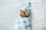Copper Pearl Knit Swaddle Blanket | Lincoln