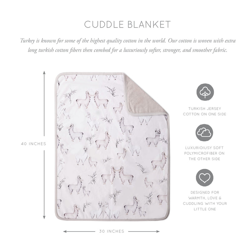 Oilo Llama Cuddle Blanket