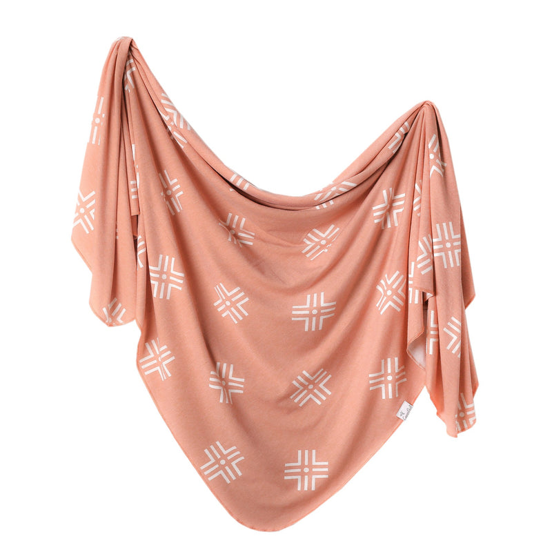 Copper Pearl Knit Swaddle Blanket | Mesa