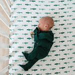Copper Pearl Premium Knit Fitted Crib Sheet | Pacific
