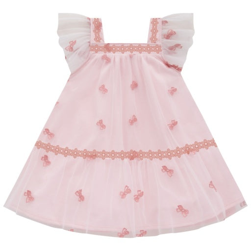Milon Pink Plume Dress