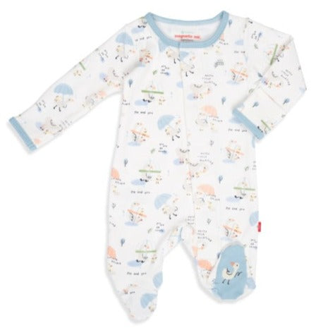 Magnetic Me Little Duckling Organic Cotton Magnetic Footie
