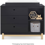 Delta Children Poppy 3-Drawer Dresser with Cubbies RTA