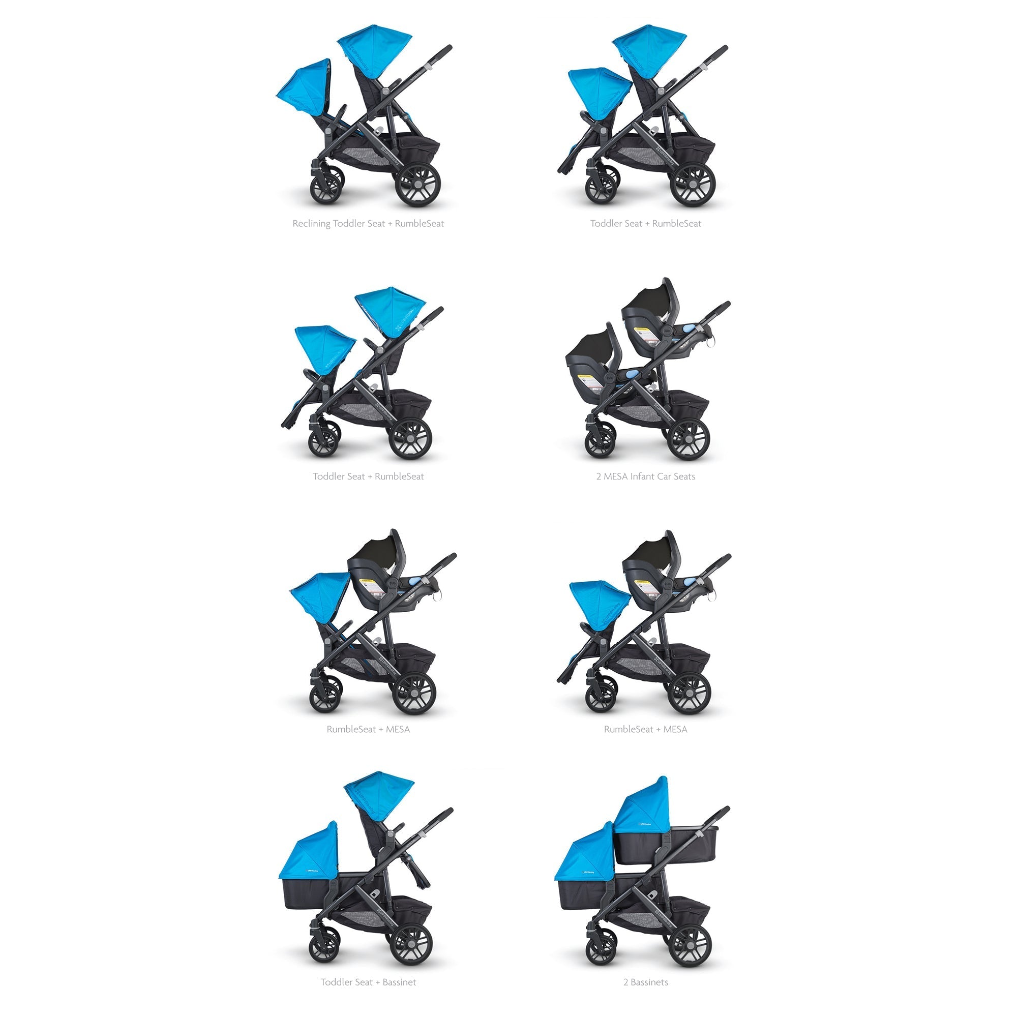 UPPAbaby Vista Vista V2 Upper Adapters – Crib Kids